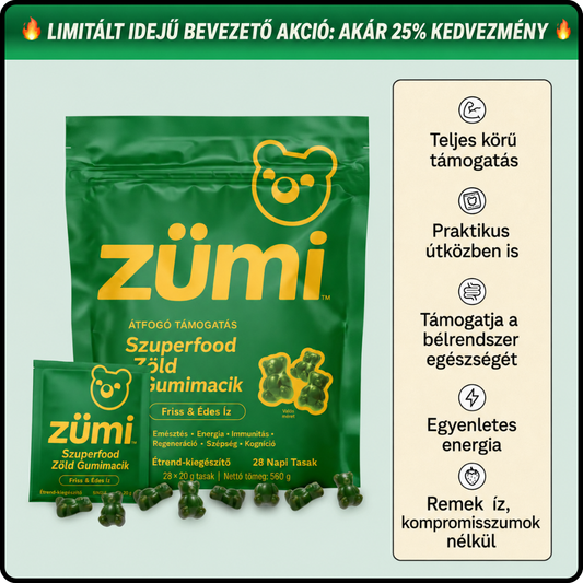 Zümi szuperélelmiszer-gumicukorka