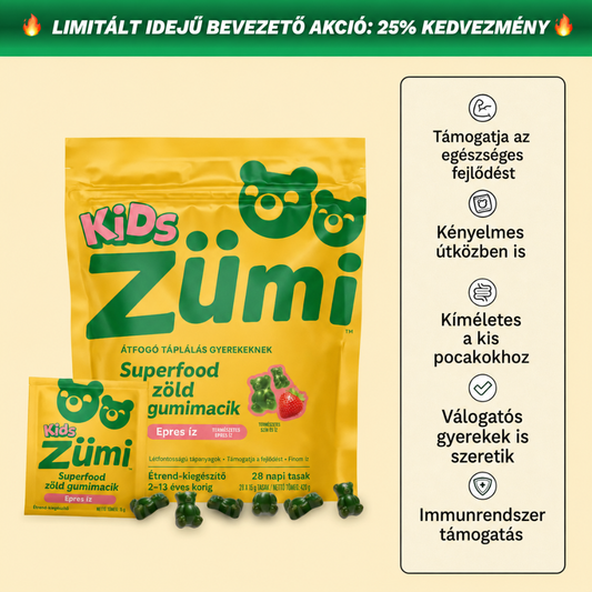 Zümi gyermek szuperélelmiszer cukorka