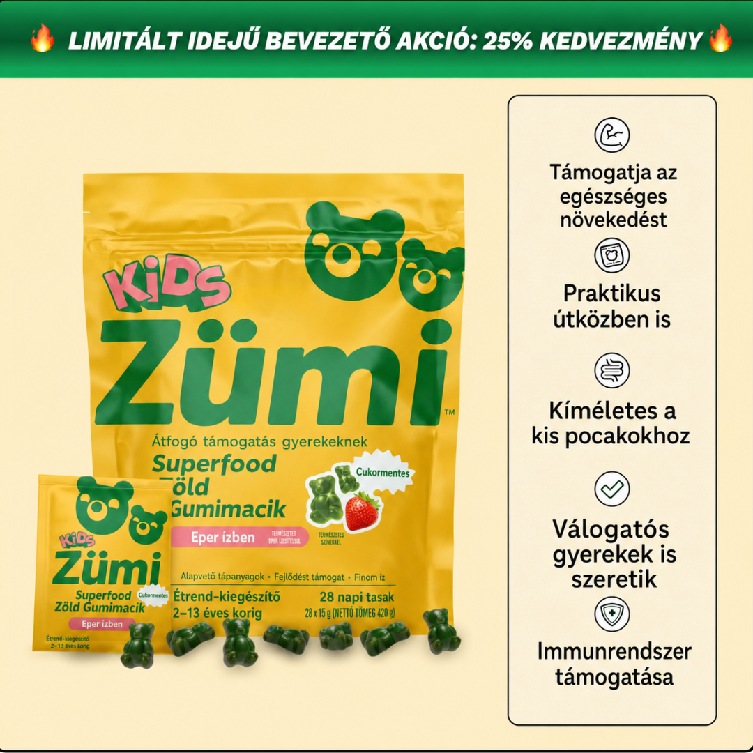 Zümi gyermek szuperélelmiszer cukorka